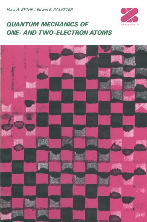 Produktbild: Quantum Mechanics of One- and Two-Electron Atoms