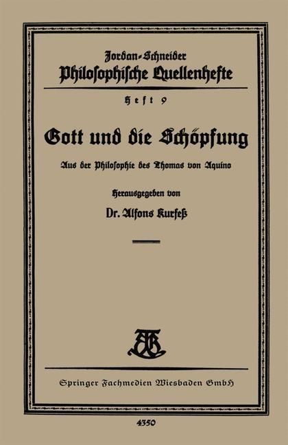 Produktbild: Gott und die Sch&ouml;pfung