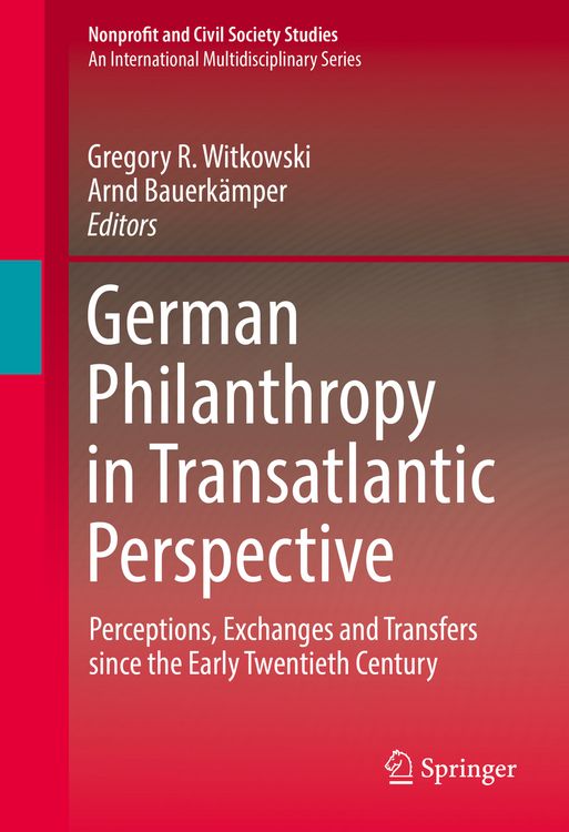 Produktbild: German Philanthropy in Transatlantic Perspective