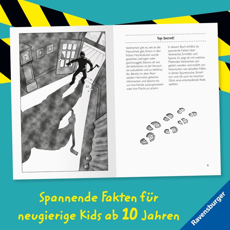 Produktbild: Verr&uuml;ckte Fakten f&uuml;r coole Jungs. Top Secret. Alles &uuml;ber Spione, Detektive und Agenten (Kinderbuch ab 9 Jahre)