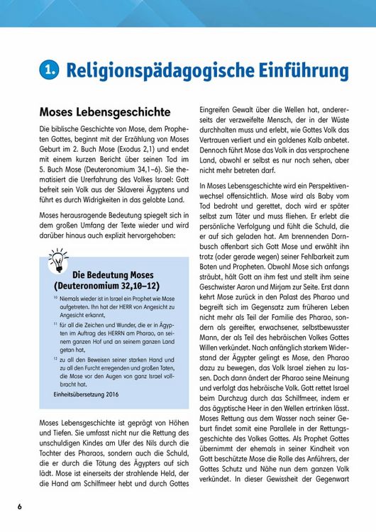 Produktbild: Arbeitsmaterial Grundschule. Stationenlernen Religion: Mose, Prophet Gottes
