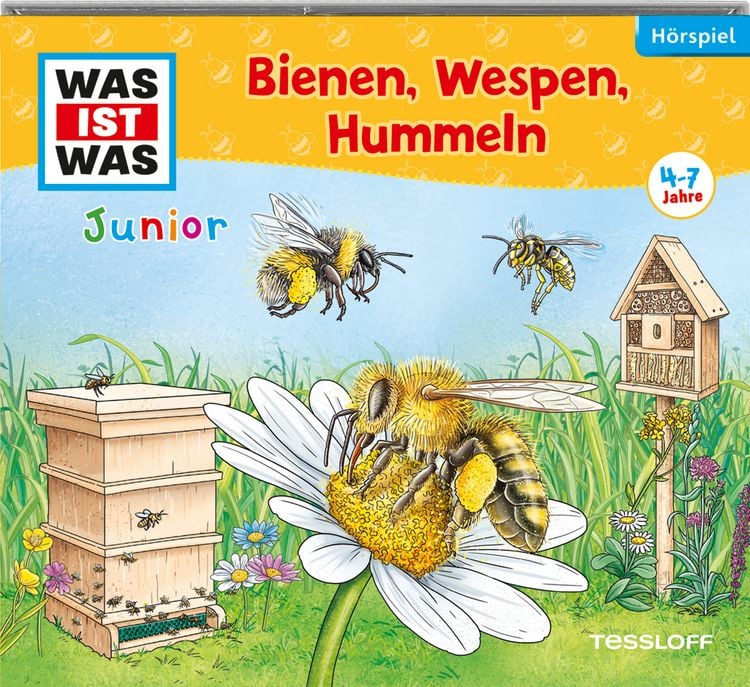 Produktbild: WAS IST WAS Junior H&ouml;rspiel. Bienen, Wespen, Hummeln