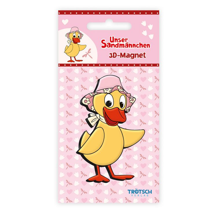 Produktbild: TR&Ouml;TSCH - Unser Sandm&auml;nnchen 3D-Magnet Schnatterinchen Magnet