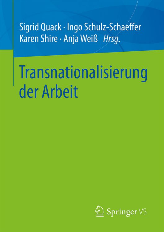 Produktbild: Transnationalisierung der Arbeit