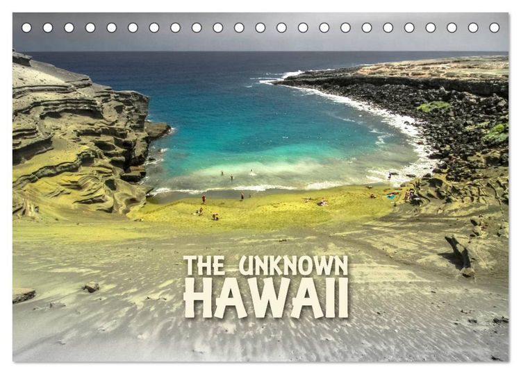 Produktbild: The Unknown HAWAII (Tischkalender 2026 DIN A5 quer), CALVENDO Monatskalender
