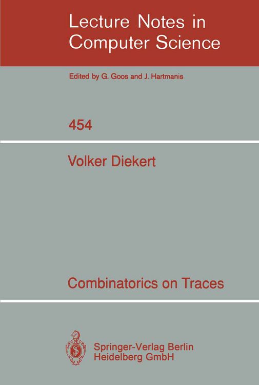 Produktbild: Combinatorics on Traces