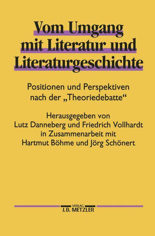 Produktbild: Vom Umgang mit Literatur und Literaturgeschichte