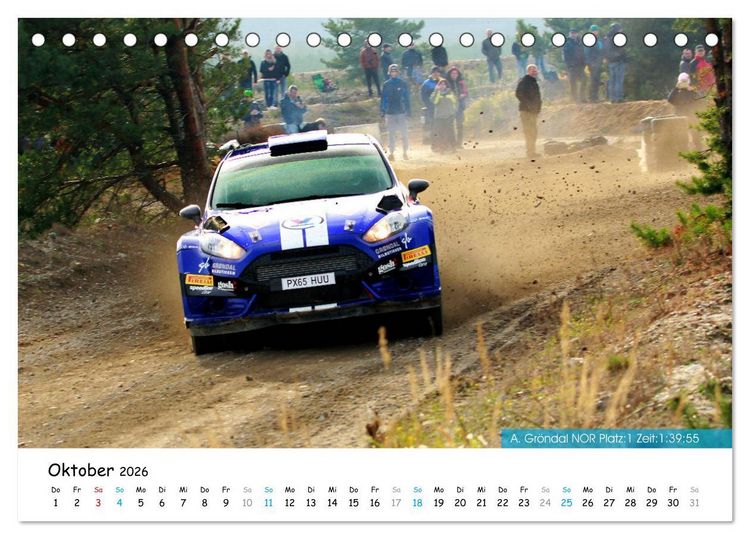 Produktbild: Lausitz-Rallye Kalender (Tischkalender 2026 DIN A5 quer), CALVENDO Monatskalender