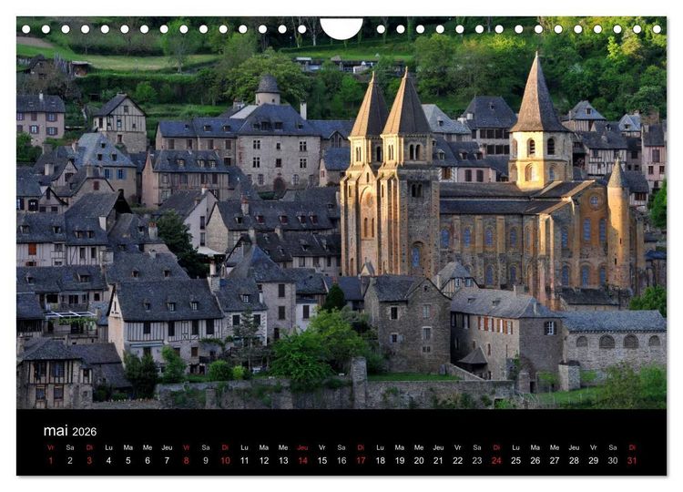 Produktbild: Occitanie (Calendrier mural 2026 DIN A4 vertical), CALVENDO calendrier mensuel