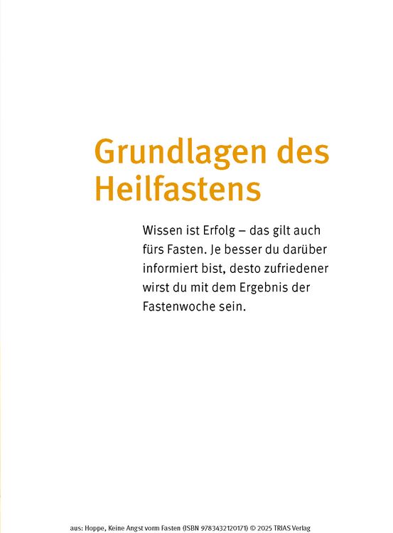Produktbild: Keine Angst vorm Fasten