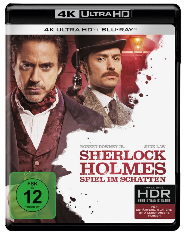 Produktbild: Sherlock Holmes - Spiel im Schatten (4K Ultra HD) (+ Blu-ray 2D)