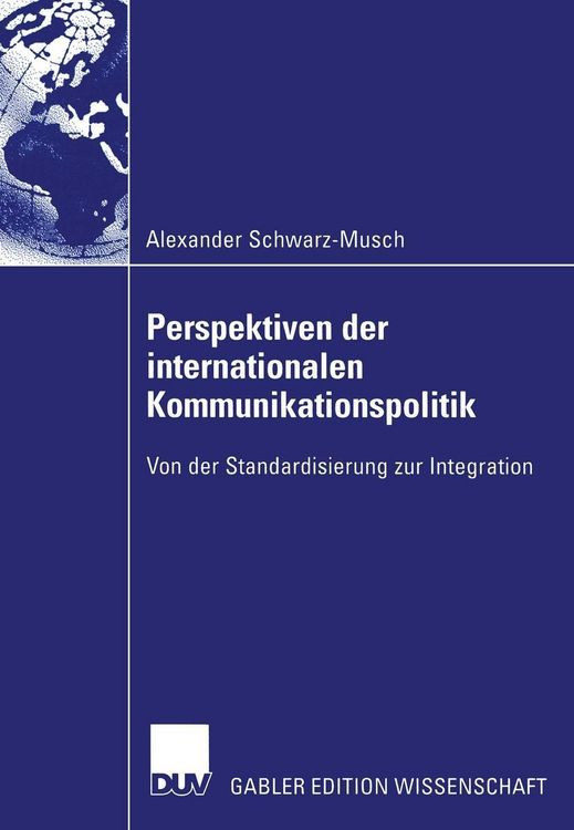 Produktbild: Perspektiven der internationalen Kommunikationspolitik