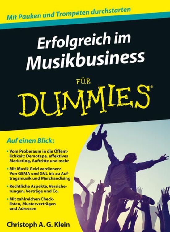 Produktbild: Erfolgreich im Musikbusiness für Dummies