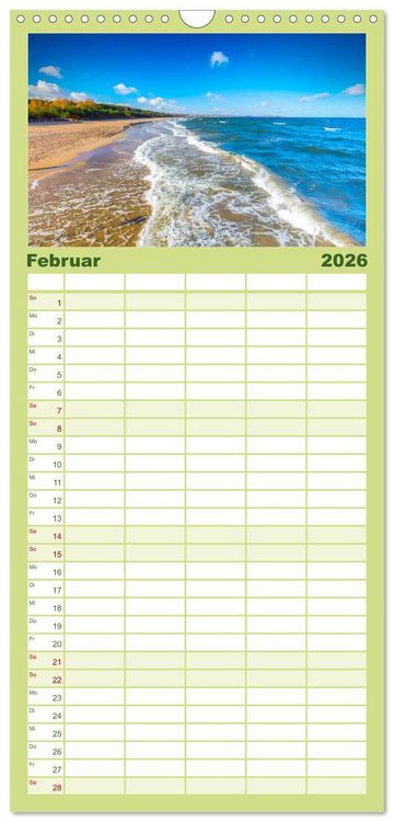 Produktbild: Familienplaner 2026 - Danzig - Die goldene Stadt an der Ostsee. mit 5 Spalten (Wandkalender, 21 x 45 cm) CALVENDO