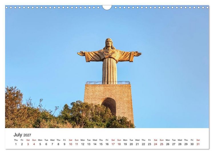 Produktbild: Wonderful Portugal (Wall Calendar 2027 DIN A3 landscape), CALVENDO 12 Month Wall Calendar