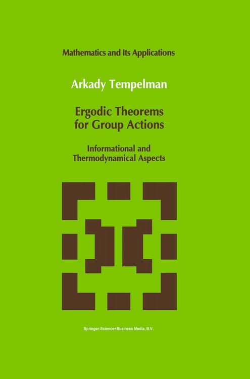 Produktbild: Ergodic Theorems for Group Actions