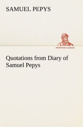 Produktbild: Quotations from Diary of Samuel Pepys