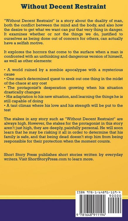 Produktbild: Short Story Press Presents Without Decent Restraint