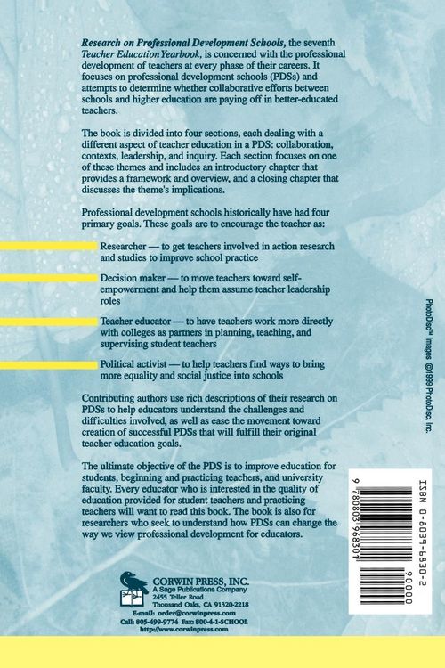 Produktbild: Research on Professional Development Schools