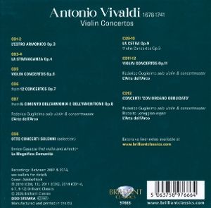 Produktbild: Vivaldi:Violin Concertos (13CDs)