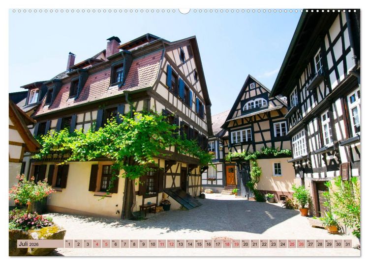 Produktbild: Historisches Gengenbach (Wandkalender 2026 DIN A2 quer), CALVENDO Monatskalender