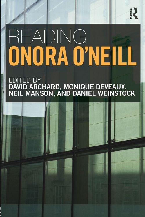 Produktbild: Reading Onora O'Neill