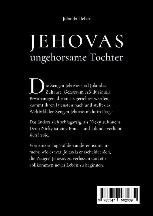 Produktbild: Jehovas ungehorsame Tochter