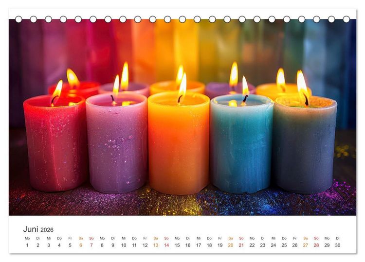 Produktbild: Farben des Moments (Tischkalender 2026 DIN A5 quer), CALVENDO Monatskalender
