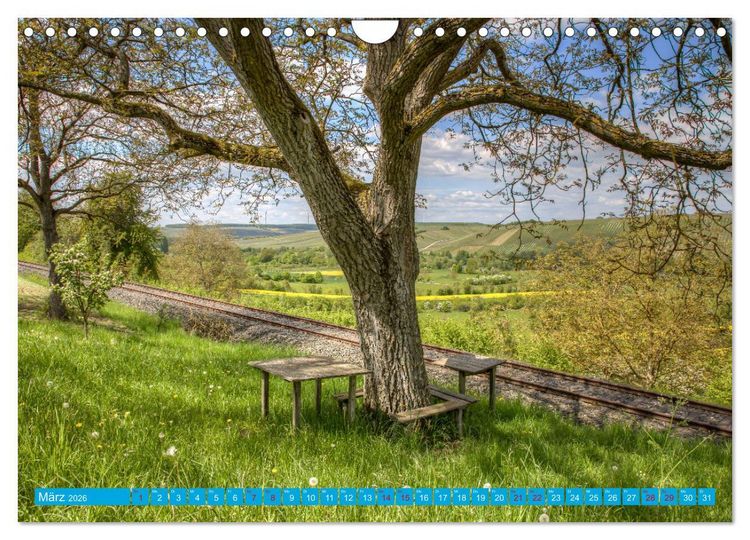 Produktbild: Natur pur - Volkach am Main (Wandkalender 2026 DIN A4 quer), CALVENDO Monatskalender