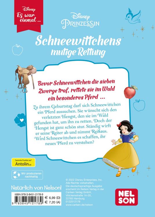 Produktbild: Disney: Es war einmal ...: Schneewittchens mutige Rettung (Disney Prinzessin)