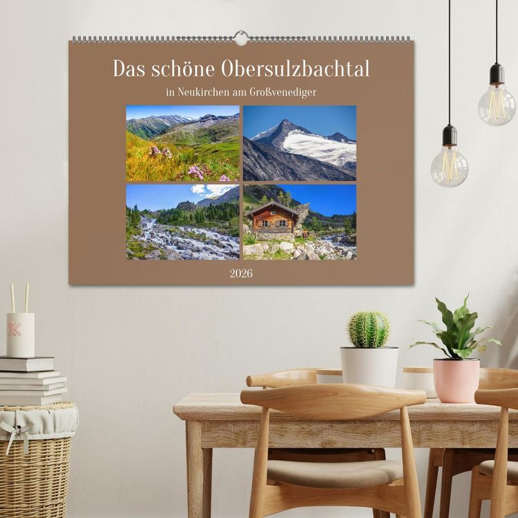 Produktbild: Das sch&ouml;ne Obersulzbachtal (Wandkalender 2026 DIN A2 quer), CALVENDO Monatskalender