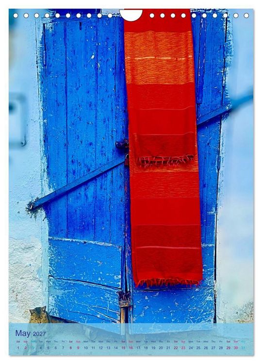 Produktbild: Chefchouen - The Blue City (Wall Calendar 2027 DIN A4 portrait), CALVENDO 12 Month Wall Calendar