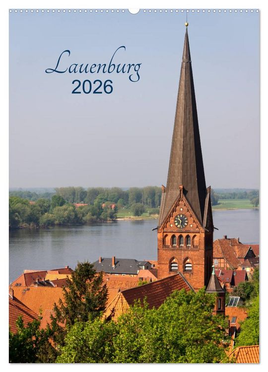 Produktbild: Lauenburg 2026 (Wandkalender 2026 DIN A2 hoch), CALVENDO Monatskalender