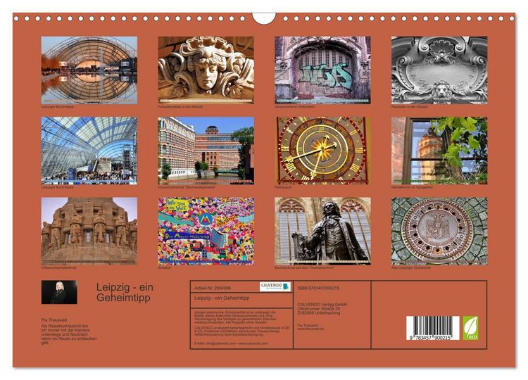 Produktbild: Leipzig - ein Geheimtipp (Wandkalender 2026 DIN A3 quer), CALVENDO Monatskalender