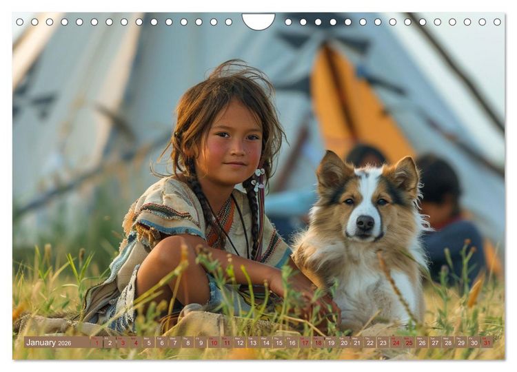 Produktbild: Native American Soul (Wall Calendar 2026 DIN A4 landscape), CALVENDO 12 Month Wall Calendar