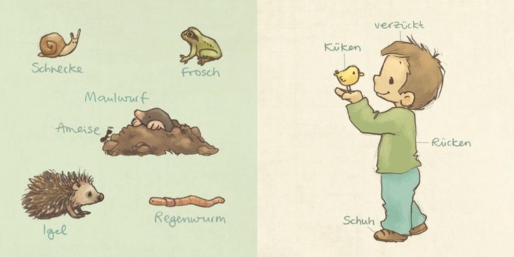 Produktbild: Die winzige Mini-Bibliothek der Tiere (Die Mini-Bibliothek der W&ouml;rter, Bd.)