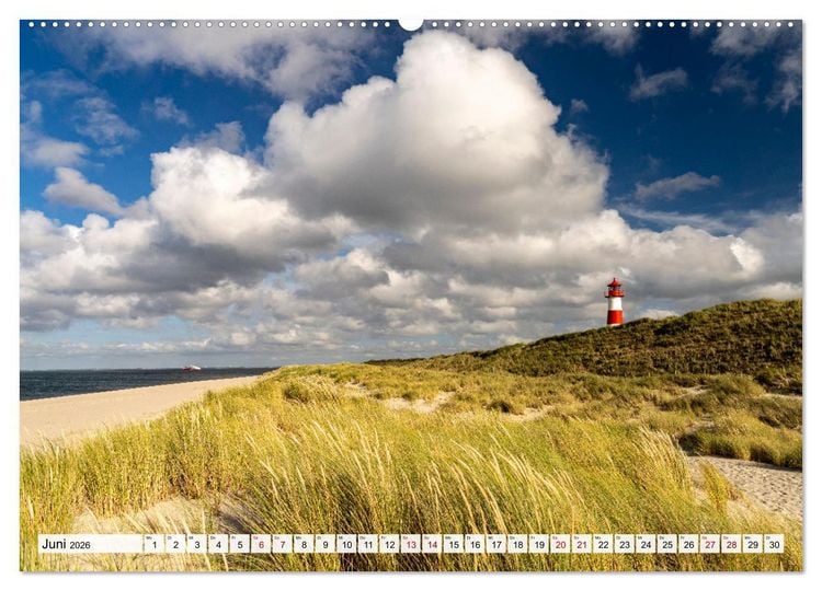 Produktbild: Deutschland - Insel Sylt (hochwertiger Premium Wandkalender 2026 DIN A2 quer), Kunstdruck in Hochglanz