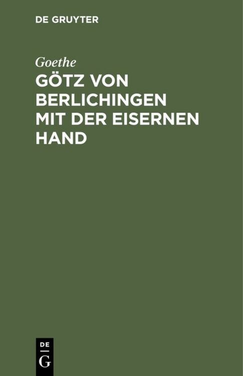 Produktbild: G&ouml;tz von Berlichingen mit der eisernen Hand