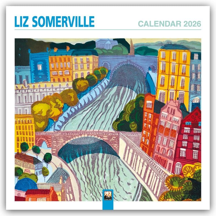 Produktbild: Liz Somerville Kunstkalender 2026 – Original Flame Tree Publishing-Kalender [Kalender]