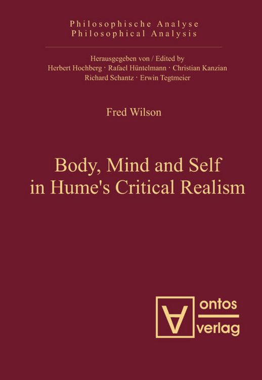 Produktbild: Body, Mind and Self in Hume&rsquo;s Critical Realism