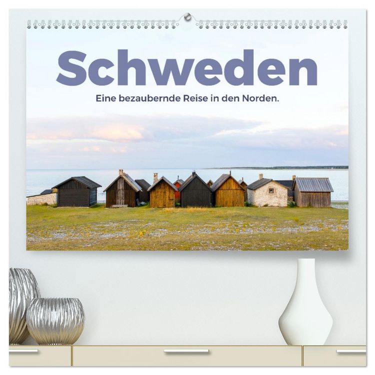 Produktbild: Schweden - Eine bezaubernde Reise in den Norden. (hochwertiger Premium Wandkalender 2026 DIN A2 quer), Kunstdruck in Hochglanz