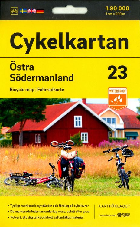 Produktbild: Cykelkartan Blad 23 &Ouml;stra S&ouml;dermanland 1:90000