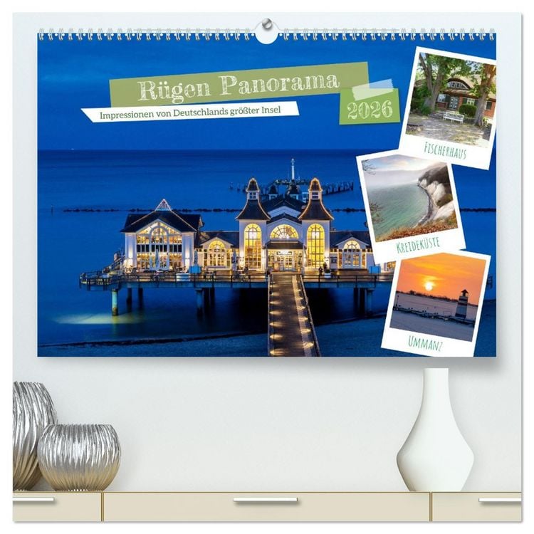 Produktbild: R&uuml;gen Panorama (hochwertiger Premium Wandkalender 2026 DIN A2 quer), Kunstdruck in Hochglanz