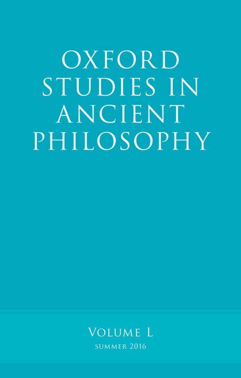 Produktbild: Oxford Studies in Ancient Philosophy, Volume 50