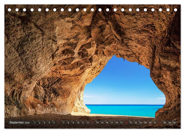 Produktbild: Sardinien - Karibik des Mittelmeers (Tischkalender 2026 DIN A5 quer), CALVENDO Monatskalender