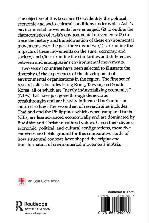 Produktbild: Asia's Environmental Movements