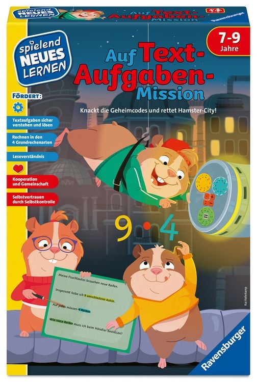 Produktbild: Auf Textaufgaben-Mission - Lernspiel ab 7 Jahre