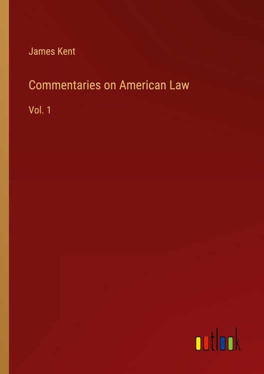 Produktbild: Commentaries on American Law