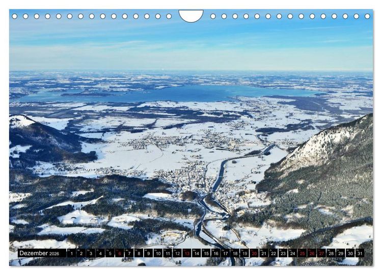 Produktbild: Der Chiemgau von oben (Wandkalender 2026 DIN A4 quer), CALVENDO Monatskalender