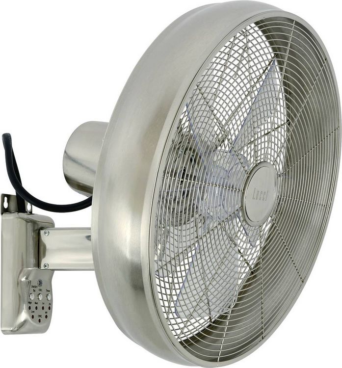 Produktbild: Lucci AIR BC Wandventilator 50W (&Oslash;) 410mm Chrom Schwenkbar